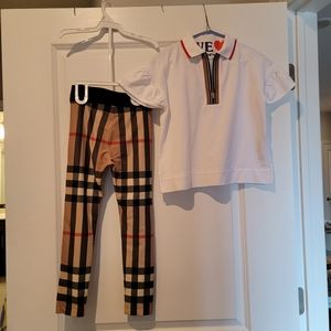 Liltle Girls sweatsuit Authentic worn one time for  picture Day in Excellent con